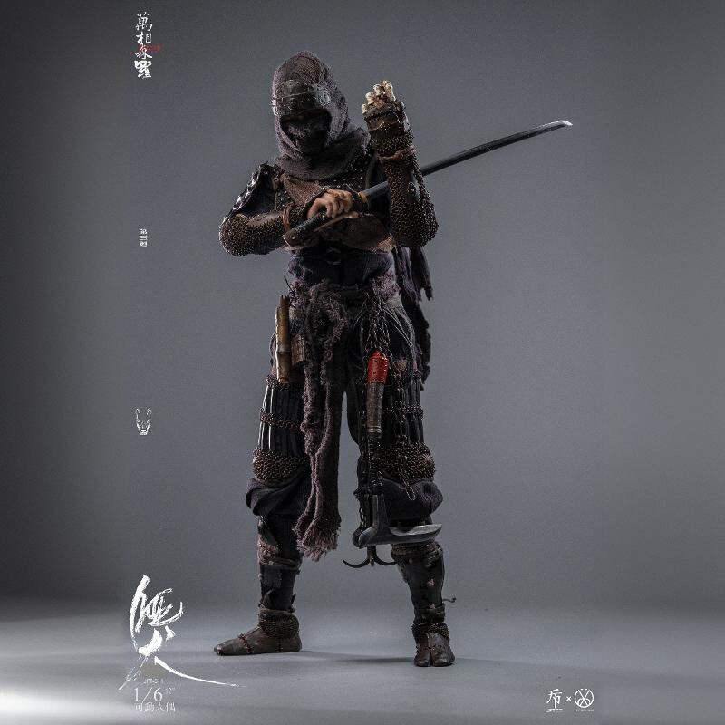 现货 JPT design 1/6 POP COSTUME 万相森罗 第三回 忍者 哑犬