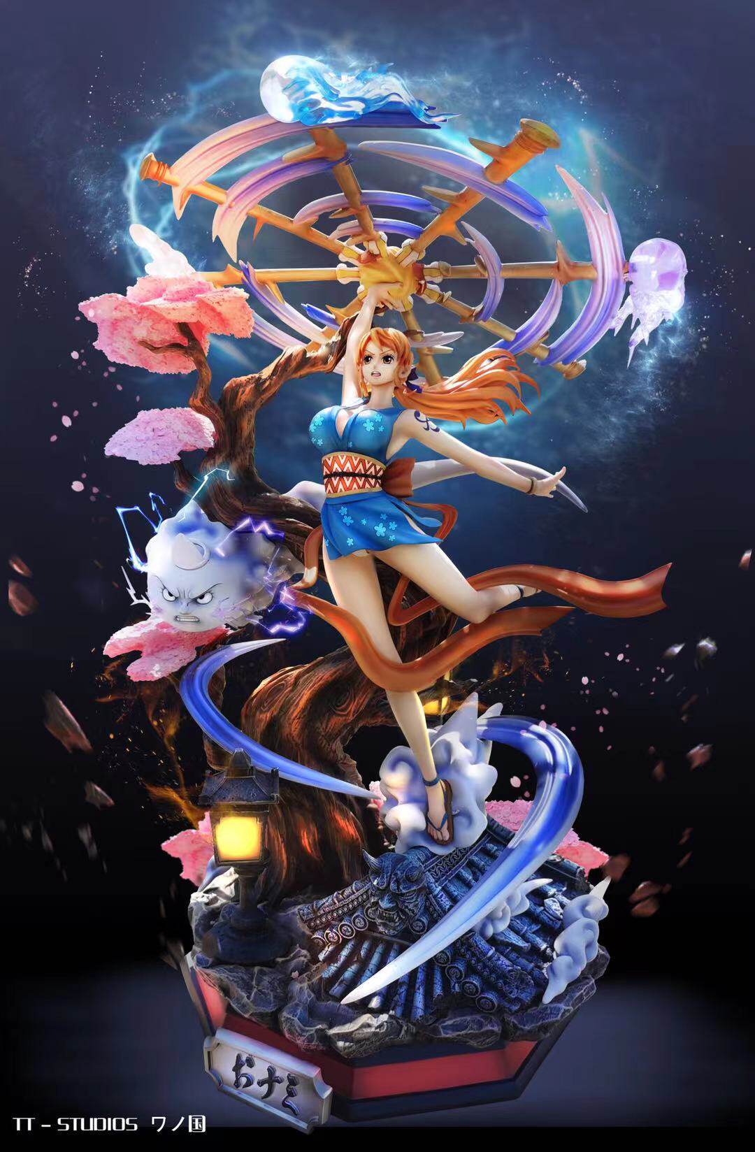 现货天瞳草帽团共鸣娜美手办