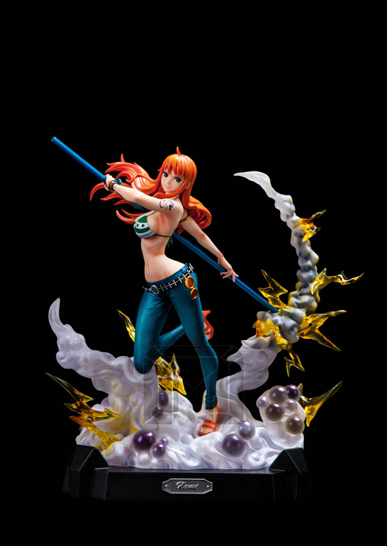 【现货】模玩殿堂 娜美 天候棒 草帽团 海贼王 限量gk手办雕像