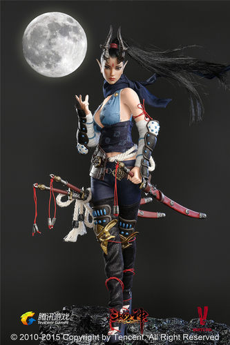 【现货】VERYCOOL 1/6 斗战神系列 龙女 皓月 包胶 可动人偶