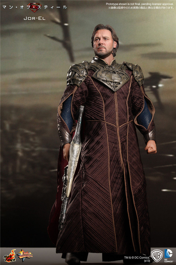 【现货】HotToys 1/6 超人 钢铁之躯 超人之父 乔艾尔 MMS201