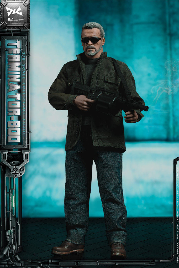 【现货】dj-custom 1/6 终结者 t800 阿诺 no-16004 老年版