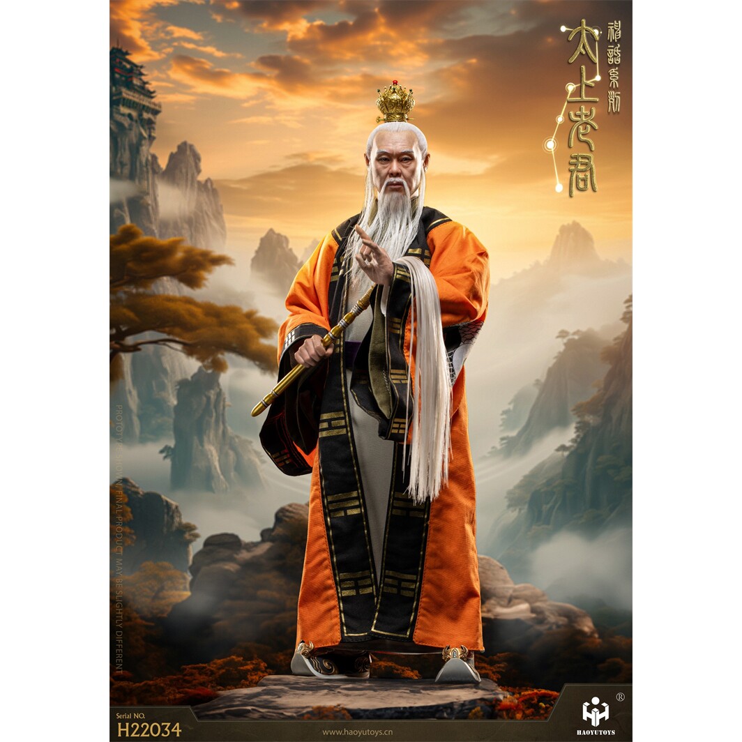 【现货】HAOYUTOYS H22034 1/6 中国神话 太上老君 可动人偶 兵人