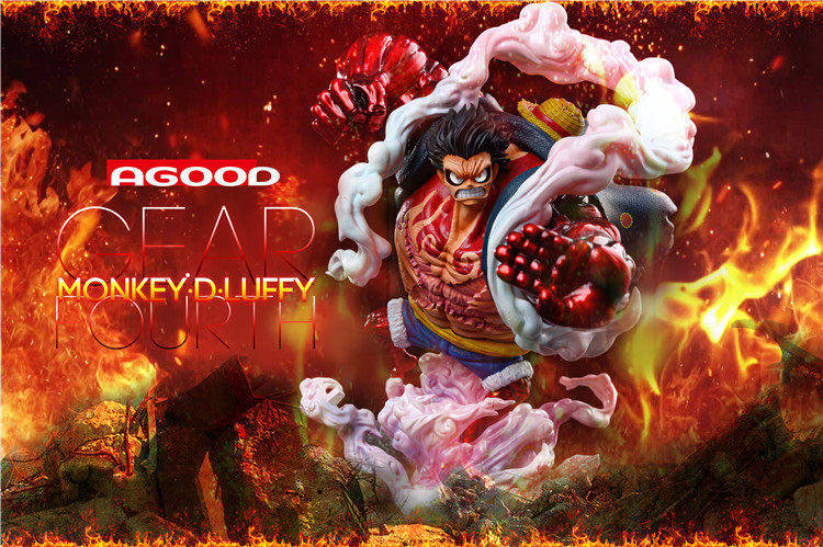 【现货】agood 草帽九人战斗第一弹 四档路飞 手办雕像【漫迷坊】