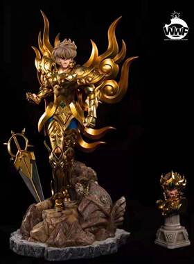 现货黄金圣斗士狮子座手办