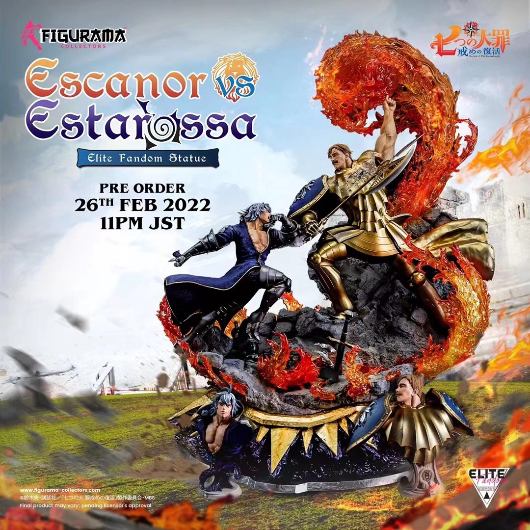 【现货】Figurama 石油厂 七大罪 艾斯卡诺VS艾斯塔罗萨 正版手办