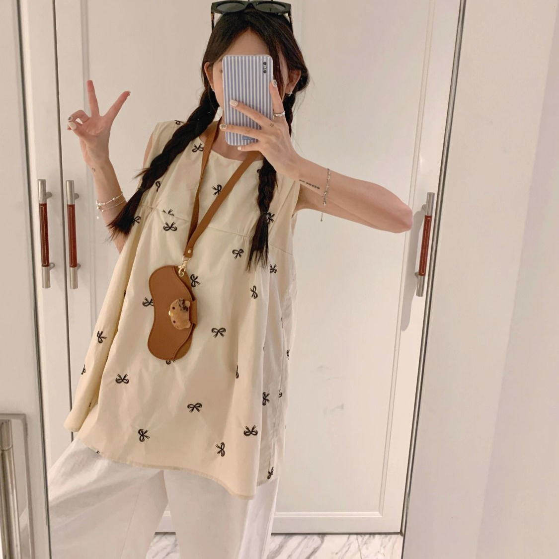减龄可爱碎花夏季背带无袖辣妹软妹中长款吊带背心女上衣显瘦宽松