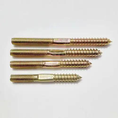 双头牙自攻螺丝尖尾家具楼梯木脚板牙双牙连接螺钉M6M8M10