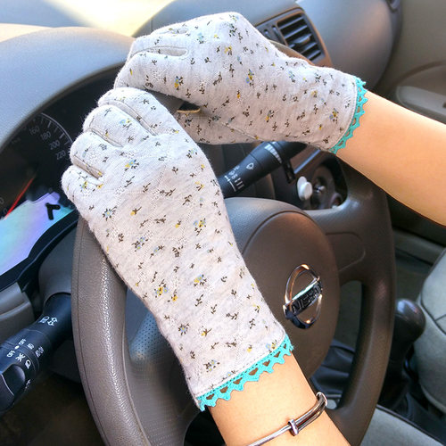 克拉斯卡女士春夏季纯棉手套