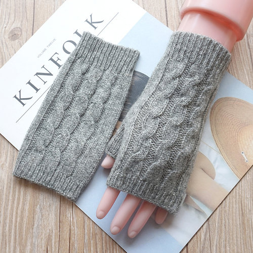 克拉斯卡羊毛女士半指手套