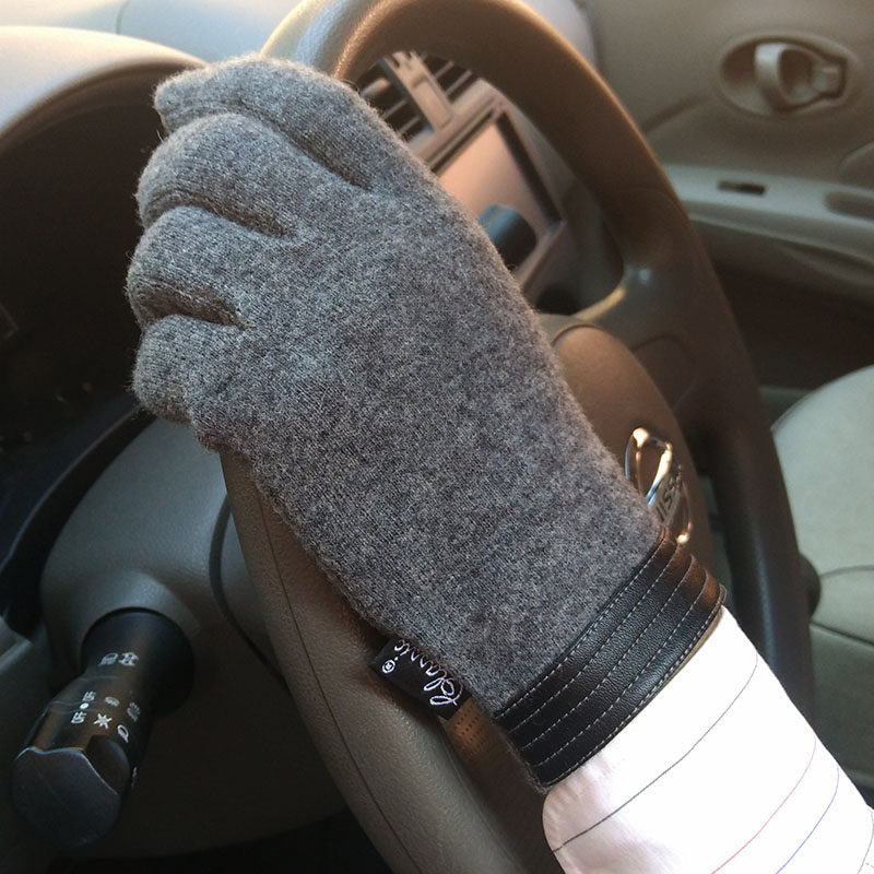 克拉斯卡 男士秋冬季简约开车薄款羊毛手套 触屏保暖分指短款简约,服饰配件/皮带/帽子/围巾,手套,淘宝优惠券,粉丝福利购,淘宝优惠卷