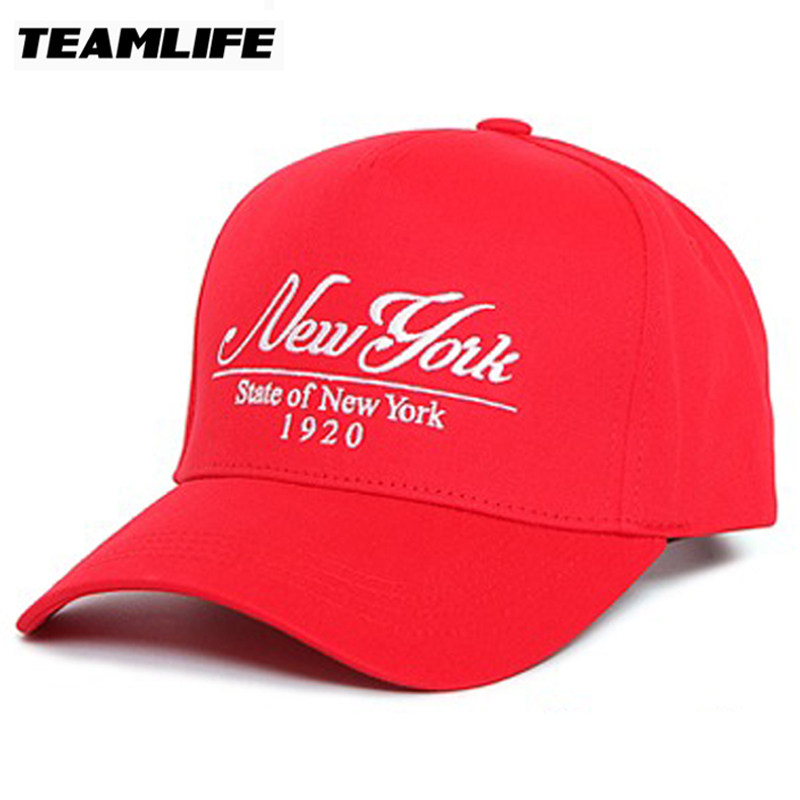 韩国正品Teamlife百搭硬顶鸭舌帽休闲棒球帽男女运动出行大号帽子