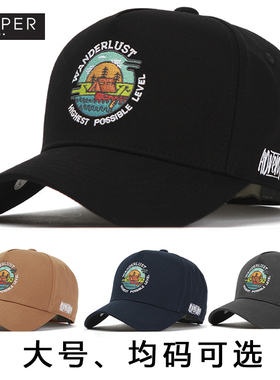 韩国Flipper棒球帽男女春夏硬顶鸭舌帽大号码高顶谢霆锋同款帽子