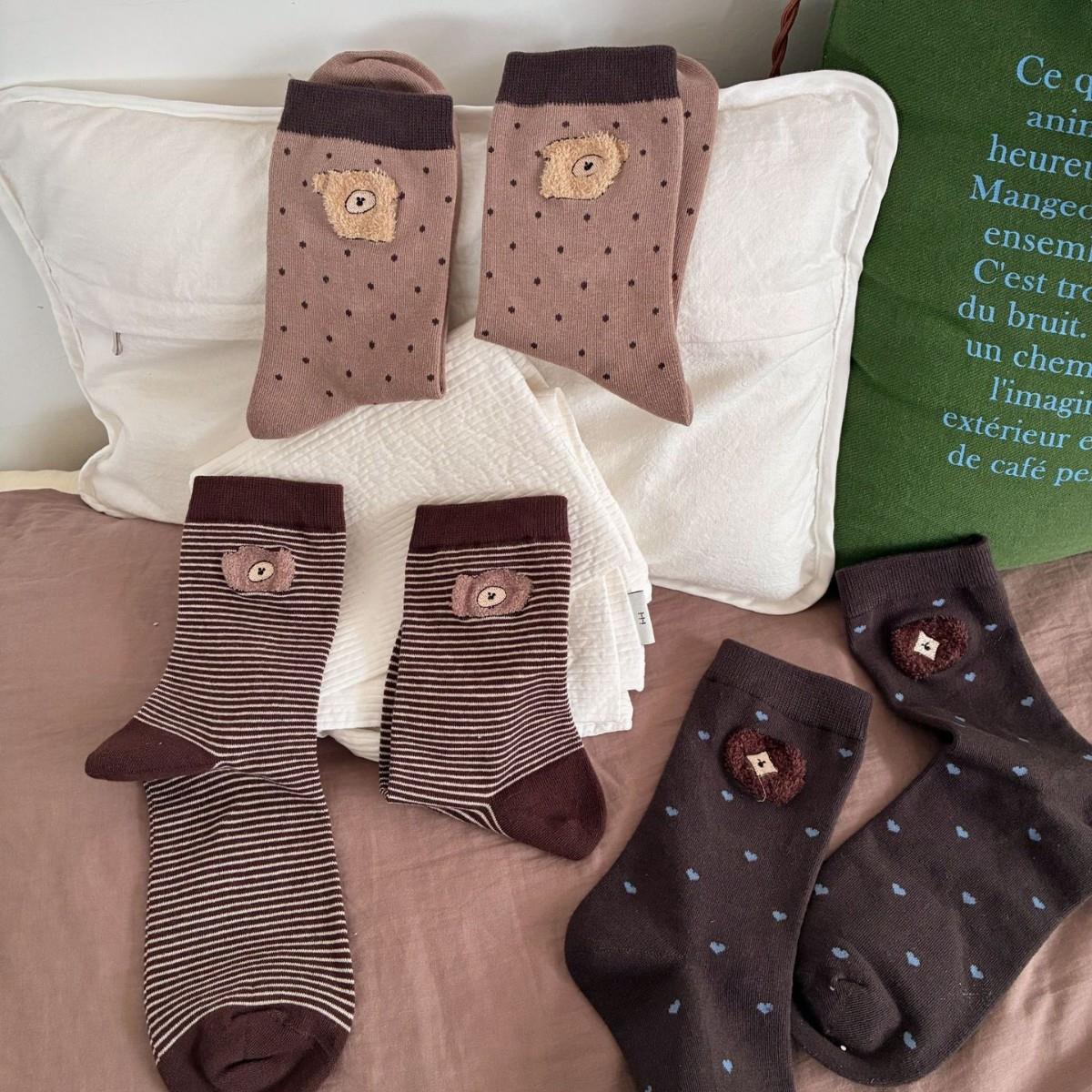 IOULR复古美拉德小熊中筒