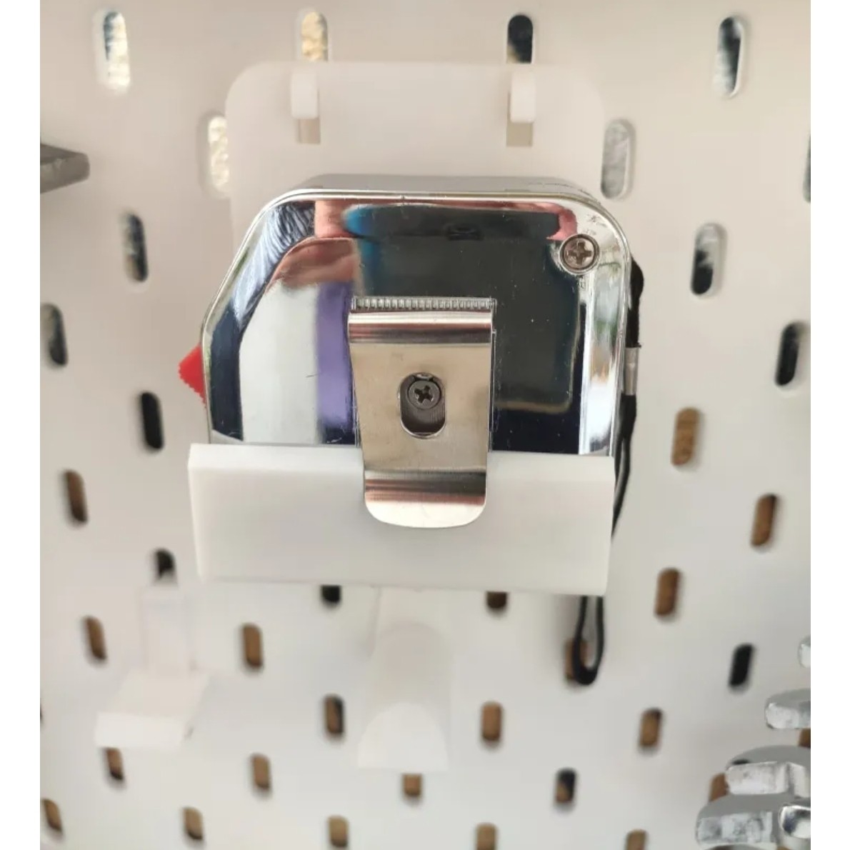 适用宜家SKADIS 斯考迪斯 宜家洞洞板配件 卷尺支架,收纳整理,收纳洞洞板,淘宝优惠券,粉丝福利购,淘宝优惠卷