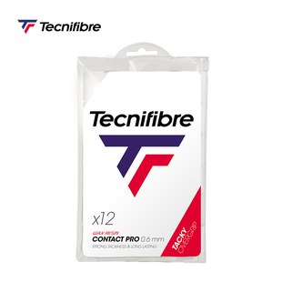 Tecnifibre泰尼飞 吸汗带粘性手胶12条装防滑耐磨吸汗网羽通用