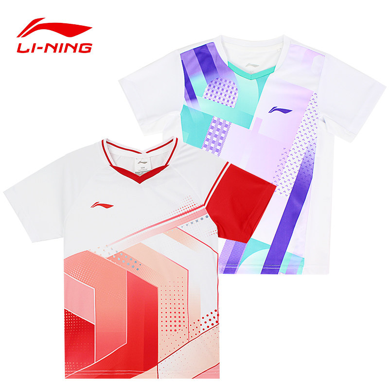 李宁羽毛球服透气速干面料柔软图片