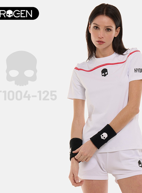 HYDROGEN 氢原子 短袖女士T恤女网球服跑步健身速干透气 TT1004