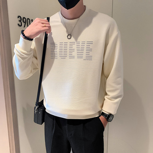 秋季新款个性潮牌套头圆领卫衣男W37-P65图片