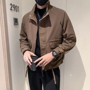 秋冬新款個(gè)性潮牌夾克男JK58-P98圖片