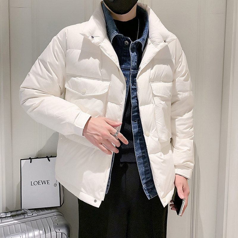 抖音直播假两件羽绒棉服宽松版棉衣A370-M808-P148,男装棉衣,电商A370
