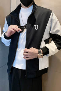 JK30-P108-控148-秋冬社会小伙潮牌新款棒球服机车服夹克外套男图片