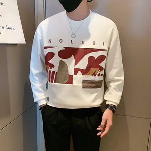 2024秋冬潮牌新款圆领卫衣男A370-W31-P65图片