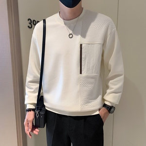 秋季新款潮牌圆领套头卫衣男W33-P65图片