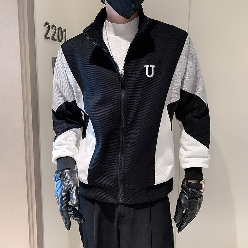 JK30-P108-控148-秋冬社会小伙潮牌新款棒球服机车服夹克外套男1,男装夹克,电商A370