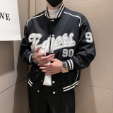 JK26-P98-控138社会小伙棒球服机车服夹克外套男黑，男装夹克，电商A370