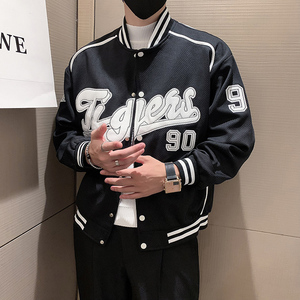 A370-JK26-P98-控138 秋冬新款棒球服夹克机车服外套男图片