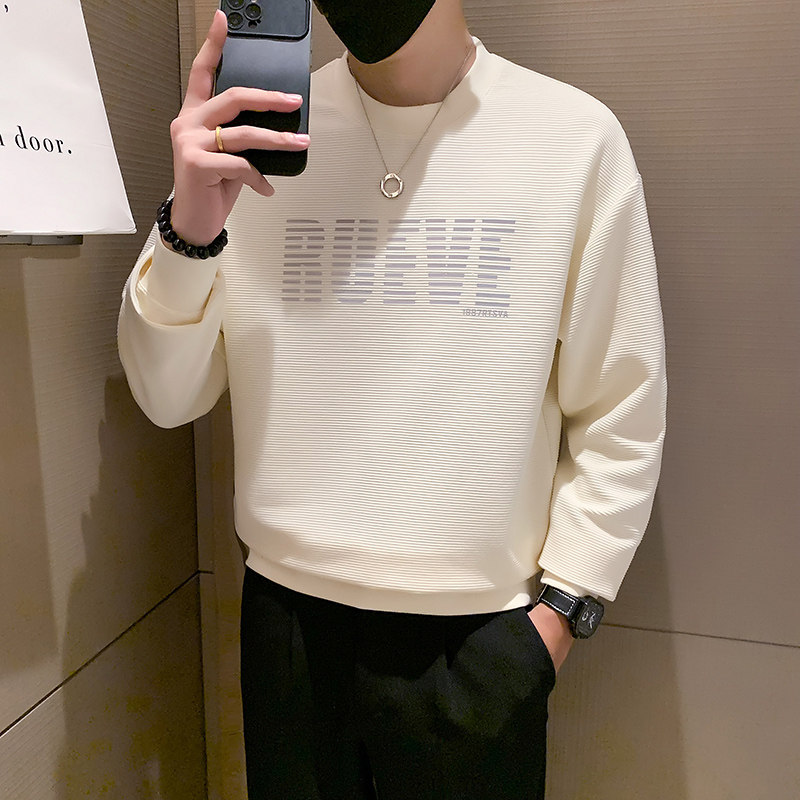 秋季新款个性潮牌套头圆领卫衣男W37-P65,男装卫衣,电商A370