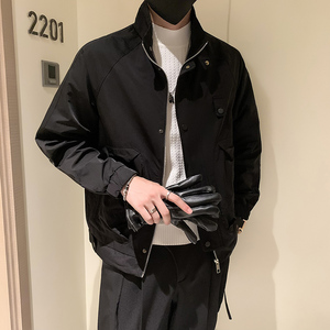 JK31-P98-控138 秋季新款潮牌工装立领休闲夹克男图片