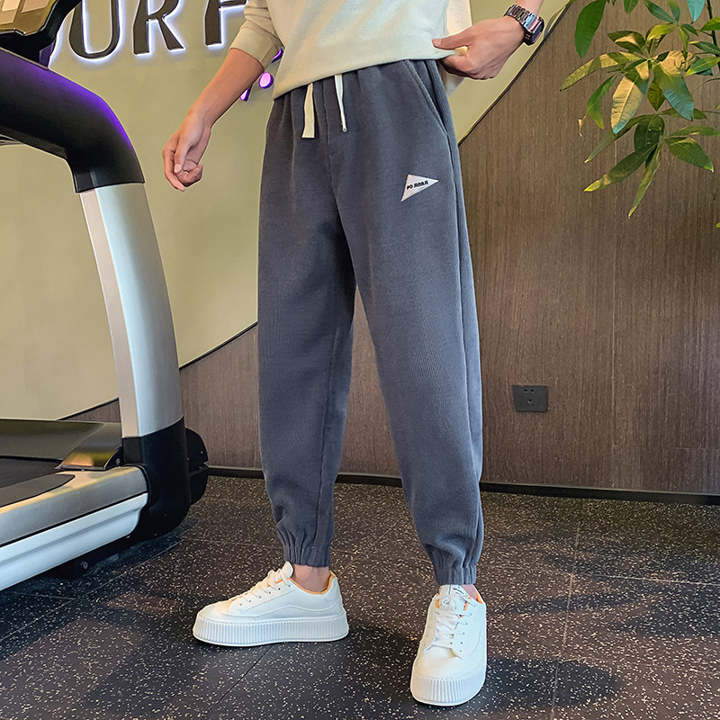 秋季新款加厚休闲裤束脚裤男潮K012-P55,男装休闲裤,电商A370