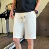 夏季新款纯色运动休闲五分裤沙滩裤潮流男士短裤DK35-P45-控69，男装休闲裤，电商A370