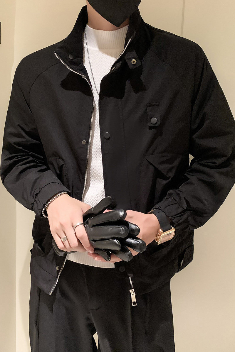 JK31-P98-控138秋季新款潮牌工装立领休闲夹克男,男装夹克,电商A370