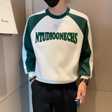 秋冬新款潮牌卫衣圆领打底衫男A370-W32-P65，男装卫衣，电商A370