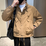 JK31-P98-控138秋季新款潮牌工装立领休闲夹克男，男装夹克，电商A370