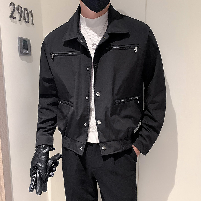 秋冬新款个性潮牌翻领夹克男JK56-P88,男装夹克,电商A370