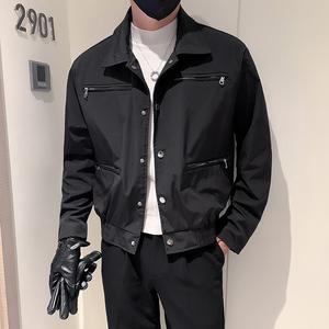 秋冬新款个性潮牌翻领夹克男JK56-P88图片