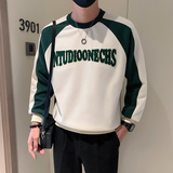 秋冬新款潮牌卫衣圆领打底衫男A370-W32-P65，男装卫衣，电商A370