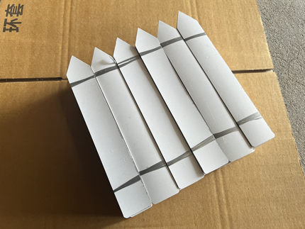 一字型插地牌标签塑料加厚水稻育种标识科研用记号牌农用标签耐用