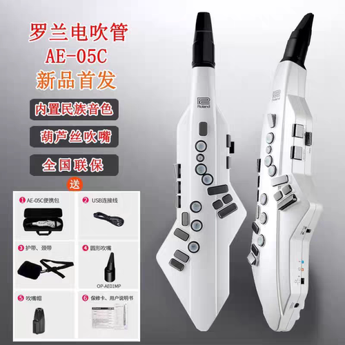 ROLAND罗兰电吹管AE05C AE05电萨克斯长笛唢呐二胡葫芦丝管乐器