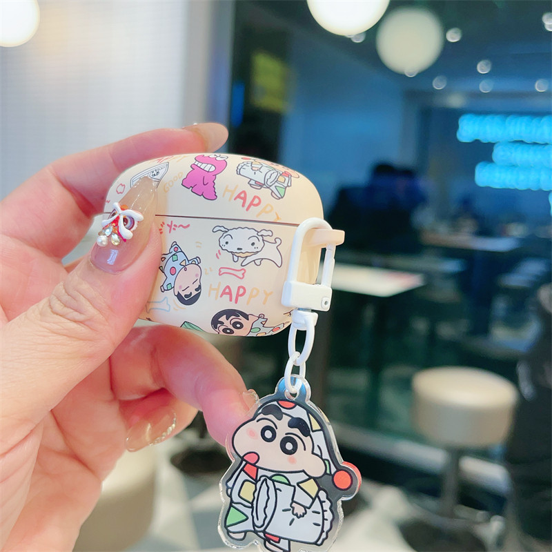 日韩卡通恶搞蜡笔小新耳机壳