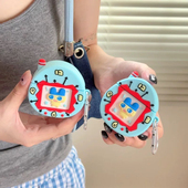 ins日韩卡通拓麻歌子宠物机适用AirPodsPro2保护套麻美吉AirPods4苹果无线蓝牙耳机壳三代Pro防摔软壳5代硅胶