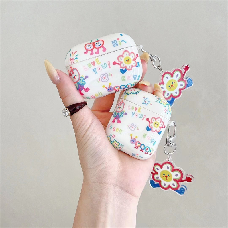 苹果AirPods4涂鸦蓝牙耳机壳