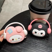 四代卡通少女心美乐蒂库洛米适用AirPods3代保护套可爱苹果airpodspro防摔硅胶盒1 2代pro2耳机壳5代动漫软壳