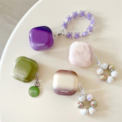 文艺ins渐变咖啡色适用三星buds