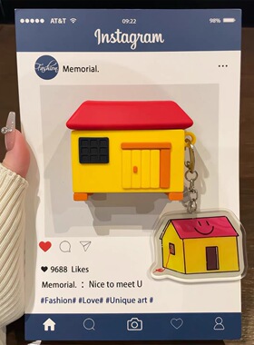 趣味个性十个勤天后陡门土地庙58号AirPodsPro2保护套适用苹果AirPods4无线蓝牙耳机壳3代Pro硅胶软壳二代潮5