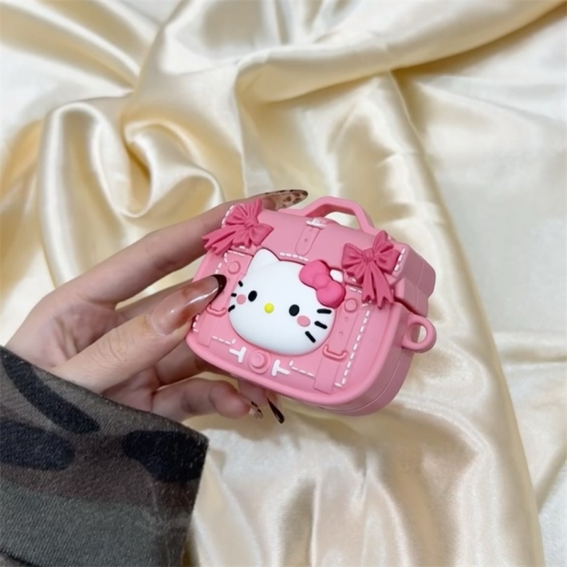 可爱卡通KT猫手提公文包耳机套